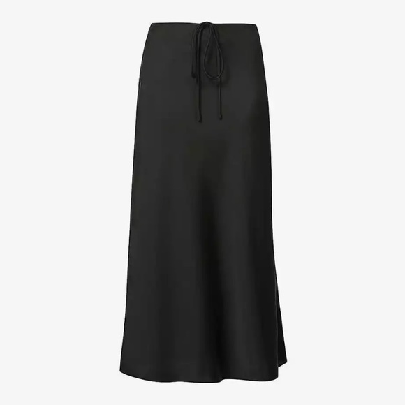 BNWT MUSIER PARIS Romane high-waist satin maxi skirt size FR 38 / size US 6 - Picture 4 of 7